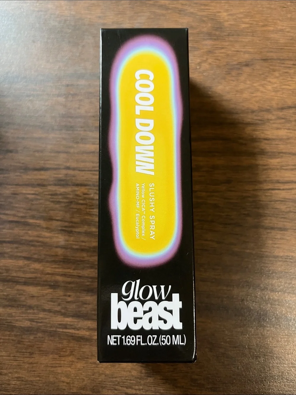 Glowbeast Cool Down Slushy Spray — Yellow Hydrating Body Mist